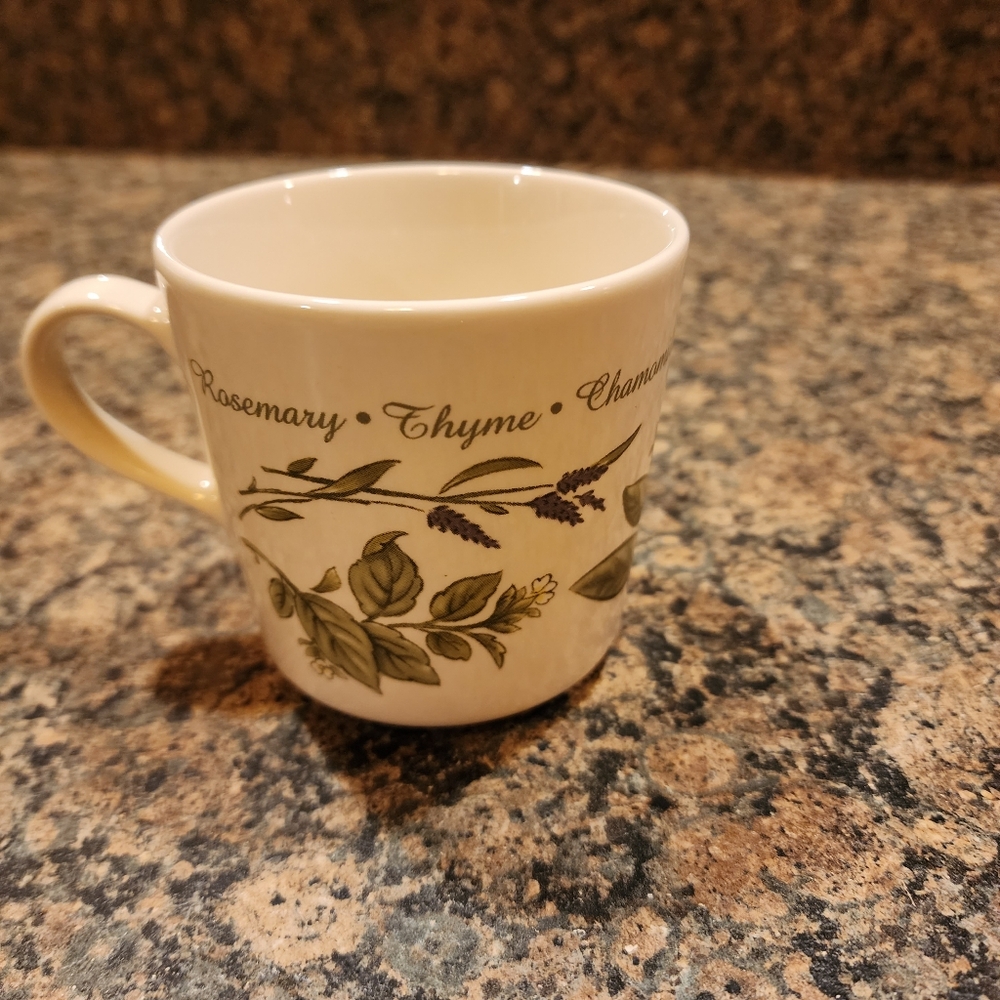 Corelle Thymeless Herbs Stoneware Coffee Cup